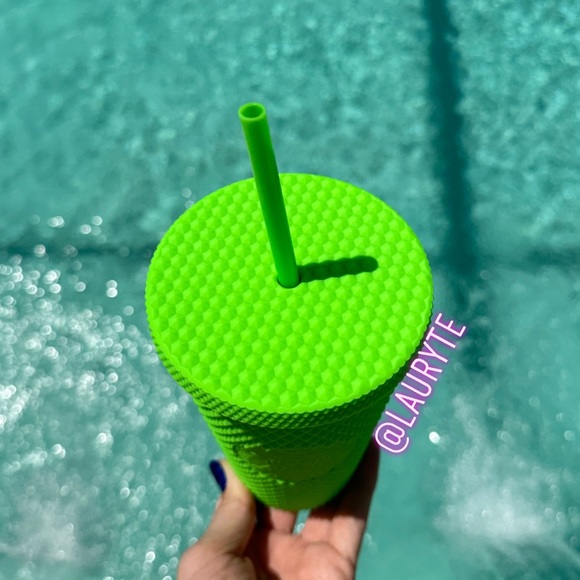 Starbucks Grande Neon Green Studded Tumbler 💚 - Picture 2 of 6